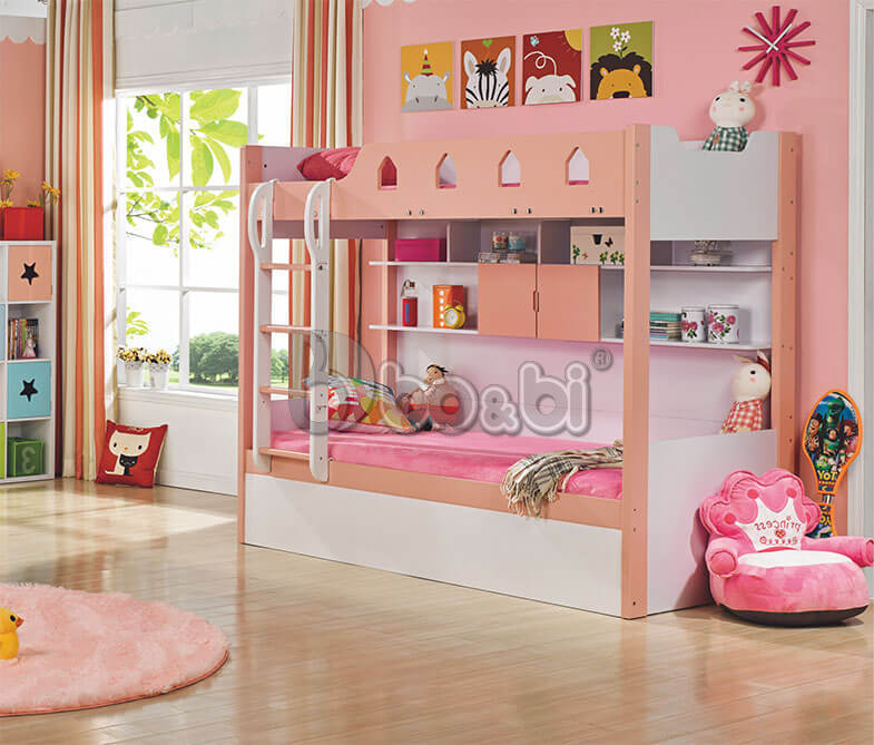 bộ phòng ngủ công chúa màu hồng phấn cao cấp BB BABYC99-4